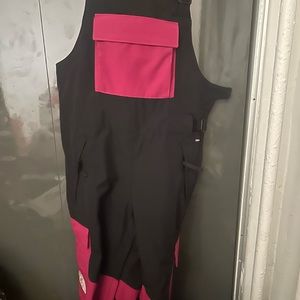 North face snow bib for sale / snow overall jumpsuit